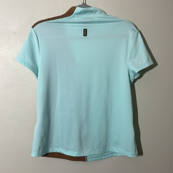 Two-Tone Polo Shirt with Studded Detail - Picture 4 of 7